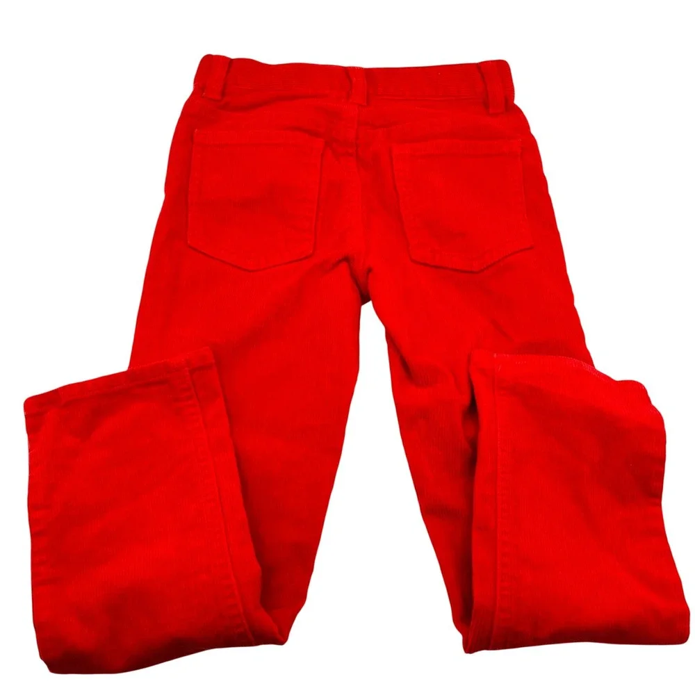 Boden‎ Kids 6/116cm Red/Orange Corduroy Pants Adjustable Waist Casual School EUC